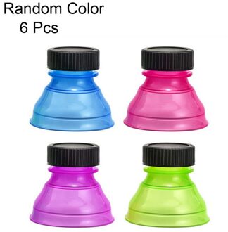 1/3/6Pcs Pe Fles Top Deksel Protector Drank Kan Cap Soda Saver Pull Drinken Lek proof Afsluitdeksel Bier Kan Cover 6stk