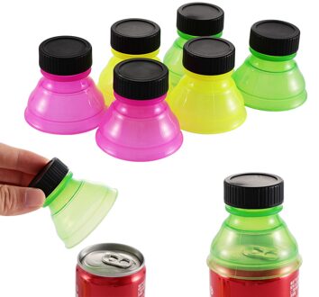 1/3/6Pcs Soda Saver Pop Bier Drank Kan Cap Flip Fles Top Deksel Protector Snap Op cup Cover Water Dispenser Geïsoleerde