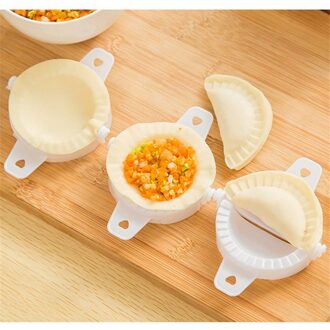 1/3 Pcs Keuken Knoedel Mallen Plastic Deeg Druk Dumpling Pie Ravioli Mould Koken Pastry Chinese Voedsel Jiaozi Maker 3 stk