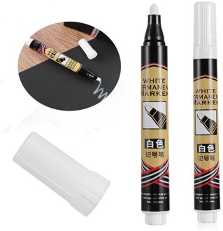 1/3 PCS Permanente Waterdicht Marker Pen Enkelvoud Witte Olie-Inkt Marker Pen voor Metaal Glas Plastic en acryl Schoolbord Craft 1stk