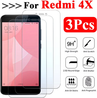 1-3 pcs Protective Glass On For Xiaomi Redmi 4X 4A Tempered Armor Xioami Xiomi Redmi Note 4 X Screen Protector Xiami Xomi Film