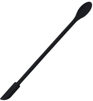 1/3 Stuks Zachte Siliconen Spatel Set Hittebestendige Gereedschap Voor Keuken Koken Bakken Mengen Spatels Non-stick Kookgerei zwart klein