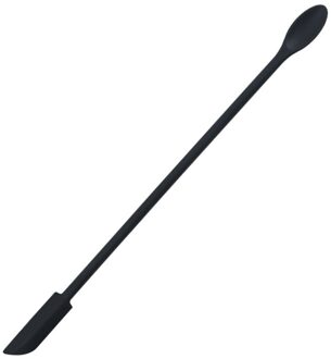 1/3 Stuks Zachte Siliconen Spatel Set Hittebestendige Gereedschap Voor Keuken Koken Bakken Mengen Spatels Non-stick Kookgerei zwart medium