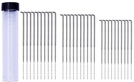 1-30 Pcs Wolvilt Naald Vilt Naaldvilten Starter Kit Viltnaalden Vilten Diy Pakket Voor Vilten Met fles nee Wood handvat