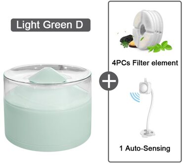 1.3L Automatische Huisdier Katten Fontein Dispenser Voor Honden Waterer Kat Drinker Feeder Kom Filter Container Voor Kitten Supply 8 Filter