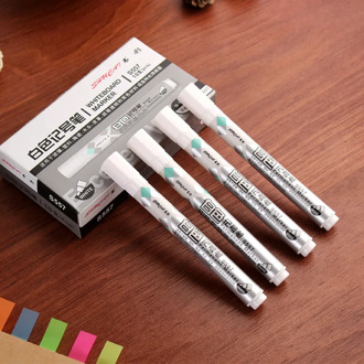1/3PC Permanent Marker White Oil Ink Marker Pen Stationery 2.5mm Round Head Paint Pen Office School Marker Tire Pen Supplies
