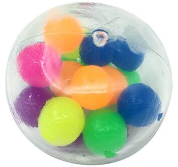 1/3Pcs Clear Stress Ballen Kleurrijke Bal Autisme Stemming Squeeze Relief Gezonde Speelgoed Funny Gadget Vent Kleverige Bal speelgoed Decoratie 1stk