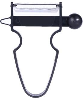 1/3Pcs Dunschiller Slicer Shredder Julienne Cutter Multifunctie Roestvrij Staal Magische Trio Peelers Set Keuken Accessoires zwart