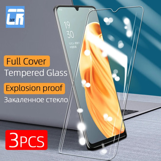 1-3Pcs Full Cover Tempered Glass for OPPO A91 A5 A7 A7X A9 A9X K1 K3 K5 A3 Screen Protector for oppo R17 Pro Protective Glass
