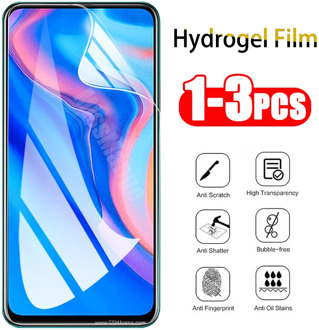 1-3pcs Hydrogel Film For Huawei Y9 Prime 2019 Screen Protector For Huawei Y5 Y6 Pro Y7 Prime 2019 Y9s Y5p Y6p Y6s 2020 Soft Film