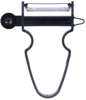 1/3Pcs Magic Trio Peeler Slicer Shredder Dunschiller Julienne Cutter Multi Rvs Blade Rasp Zesters Keuken Accessoires zwart