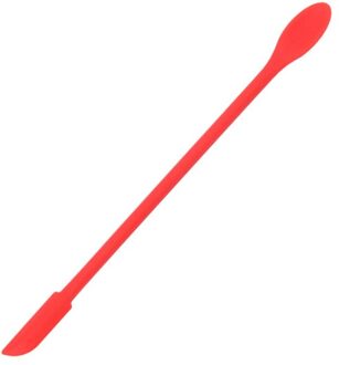 1/3Pcs Mini Spatels Zachte Siliconen Jar Cake Schrapers Hittebestendige Siliconen Gereedschap Voor Koken Bakken Keuken gadgets rood klein