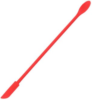 1/3Pcs Mini Spatels Zachte Siliconen Jar Cake Schrapers Hittebestendige Siliconen Gereedschap Voor Koken Bakken Keuken gadgets rood medium