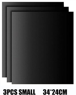 1/3Pcs Non-stick Bbq Grill Mat Teflon Koken Grillen Vel Bakken Mat Makkelijk Schoon Hittebestendigheid keuken Accessoires Herbruikbare 3 stukken klein