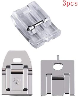 1-3Pcs Onzichtbare Rits Voet Naaimachine Naaivoet Voor Naaien Ritsen Huishoudelijke Lage Shank Naaimachine Diy naaien Gereedschap 4