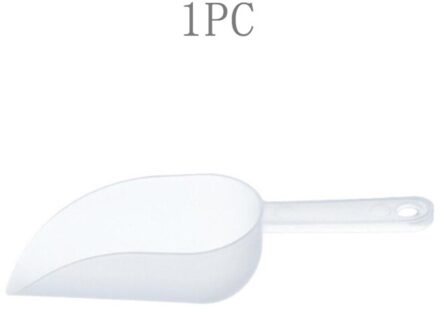 1/3Pcs Plastic Ijs Scoop Maatlepels Voor Keuken Buffet Schop Meel Mini Gerechten Creatieve Thee Thuis Gadgets voor Keuken licht grijs