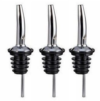 1/3Pcs Rvs Whisky Liquor Olie Fles Schenker Cap Uitloop Stopper Mond Dispenser Barman Keuken Gereedschap Bar accessoires 3stk