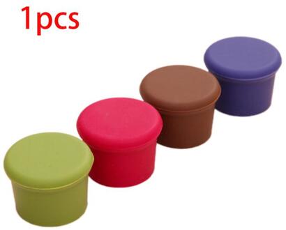 1/3Pcs Siliconen Wijn Stop Lek Gratis Wijnfles Cap Verse Houden Sealers Bier Drank Champagne Sluitingen Bar accessoires willekeurig kleur 1stk