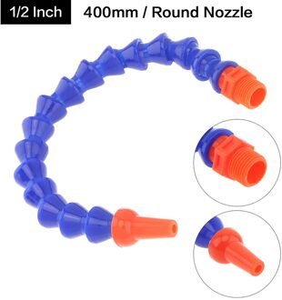 1/4 1/2 3/8 Inch Plastic Flexibele Water Olie Koeling Buis Slang Met Platte/Ronde Kop Nozzle Voor Cnc Frezen draaibank Koelvloeistof Buis stijl 1
