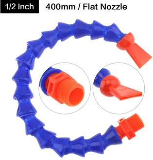 1/4 1/2 3/8 Inch Plastic Flexibele Water Olie Koeling Buis Slang Met Platte/Ronde Kop Nozzle Voor Cnc Frezen draaibank Koelvloeistof Buis stijl 2