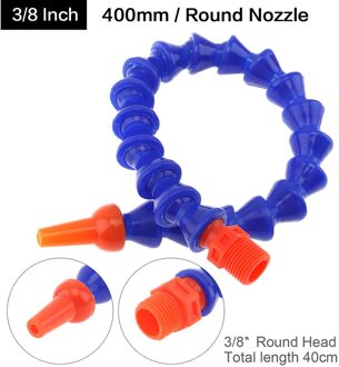 1/4 1/2 3/8 Inch Plastic Flexibele Water Olie Koeling Buis Slang Met Platte/Ronde Kop Nozzle Voor Cnc Frezen draaibank Koelvloeistof Buis stijl 3