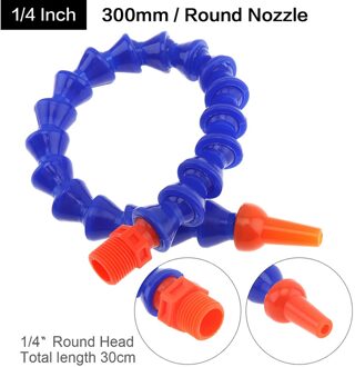 1/4 1/2 3/8 Inch Plastic Flexibele Water Olie Koeling Buis Slang Met Platte/Ronde Kop Nozzle Voor Cnc Frezen draaibank Koelvloeistof Buis stijl 5