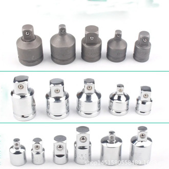 1/4" 3/8" 1/2" CR-V Steel Socket Ratchet Converter Adapter Heavy Socket Converter Wrench-sleeve Joint Converter Hand Tools