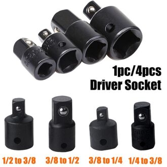 1/4 3/8 1/2 Drive Socket Adapter Converter Reducer Air Impact Craftsman Dopsleutel Adapter Handgereedschap Set 1-2 to 3-8 adapter