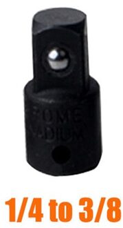 1/4 3/8 1/2 Drive Socket Adapter Converter Reducer Air Impact Craftsman Dopsleutel Adapter Handgereedschap Set 1-4 to 3-8 adapter