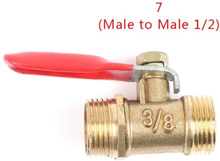 1/4 ''3/8'' 1/2 ''Messing Kogelkraan Bsp Schroefdraad Air Water Olie Flow Control Sanitair Montage 1Pcs 7