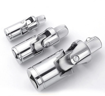 1/4" 3/8" 1/2"Universal Joint Set Ratchet Angle Extension Bar Socket Adapter