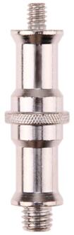 1/4 3/8 Spigot Stud Mannelijke Adapter Camera Schroef Conversie Statief Lamphouder Ijzer Hoofd Voor Paraplu Flitslicht Trip