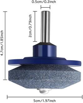 1/4/5 Stuks Gazon Blade Sharpener Boor Grasmaaier Puntenslijper Maaier Puntenslijper Voor Elke Boormachine