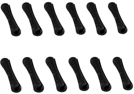 1/4/8/12Pcs Bike Brake Shift Lijn Kabel Beschermhoes Fiets Frame Paintrubber Protector Cover 12 stk