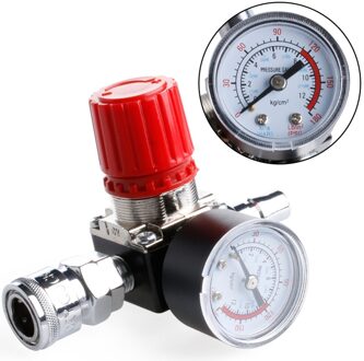 1/4 "Air Compressor Regulator Drukschakelaar Controle 180PSI Relief Valve Meters