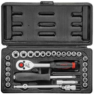 1/4" Doppenset 6-kant 29 delig 2292