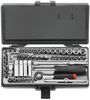 1/4" Doppenset 6-kant 57 delig 2571