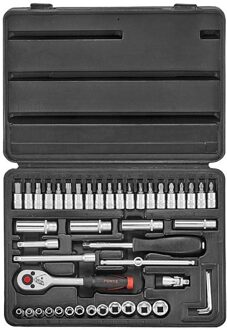 1/4" Doppenset Golf profiel 46 delig 2461