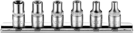 1/4" Doppenset Torx 6 delig 2062S