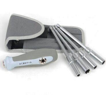 1/4 "Hex Shank Moer Driver Boor Met Multifunctionele Handvat Metric Dopsleutel Schroef 5.5 Mm 7 Mm 8mm 10 Mm Set Socket Adapter