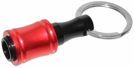 1/4 Hex Shank Schroevendraaier Bits Adapter Sleutelhanger Sterk Taaiheid Houder Extension Bar Boor Schroef Metalen Draagbare Levert Rood