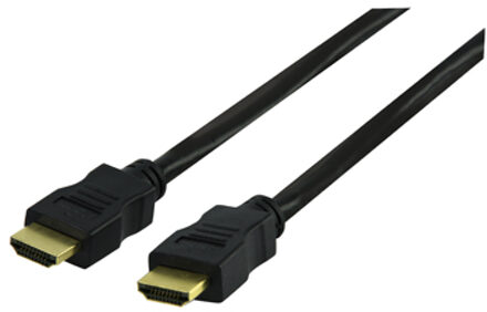 1.4 High Speed HDMI kabel - 0,75 m - Zwart