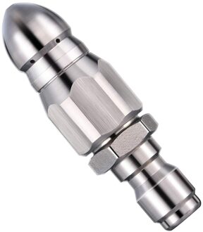 1/4 Inch 5000 Psi Riool Rioolreinigers Nozzle Druk Afvoer Rioolreinigers Slang Nozzle Voor 1/4 Hogedrukreiniger Quick Connector