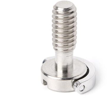 1/4-Inch Camera Schroef Staal Statiefkop Quick Gemonteerde Snelle-Ontmanteling Woord Schroeven Schroeven Plaat Groove Verlengd q4T6