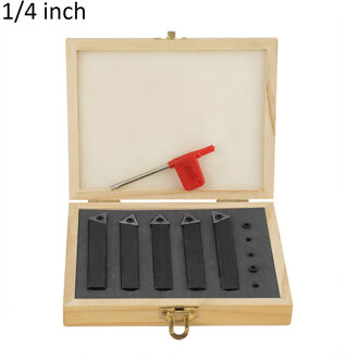 1/4 Inch Mini Indexeerbare Hardmetalen Draaibank Draaien Tool Holder Draaibank Bit Set Met Hardmetalen Inserts 5 Stuks Draaibank Cutter Draaien draaibank type 1