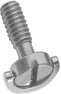 1/4 inch stainless steel long screw SLR camera tripod PTZ screw quick release plate word screw