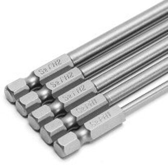 1/4  '' Kruis Schroevendraaier Bits 10 Stuks 150Mm Cross Elektrische Lange Magnetische PH2