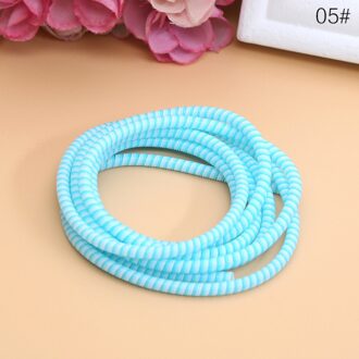 1.4 M Kabelhaspel draad Bescherming Case Datalijn Bescherming Lente Touw touw Voor iPhone Android USB Cover usb lijn protector 5