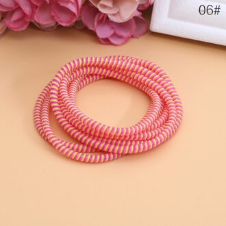 1.4 M Kabelhaspel draad Bescherming Case Datalijn Bescherming Lente Touw touw Voor iPhone Android USB Cover usb lijn protector 6