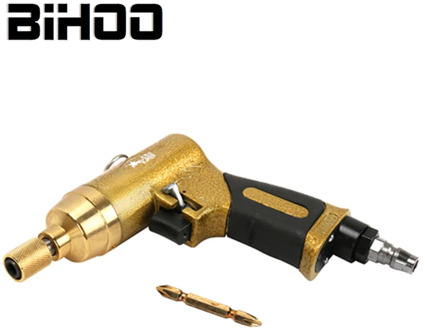 1/4" Pneumatic Screwdriver Handhold Adjustable Pistol Grip Driver 9000RPM for Home Office Factory Industrial Power Tools